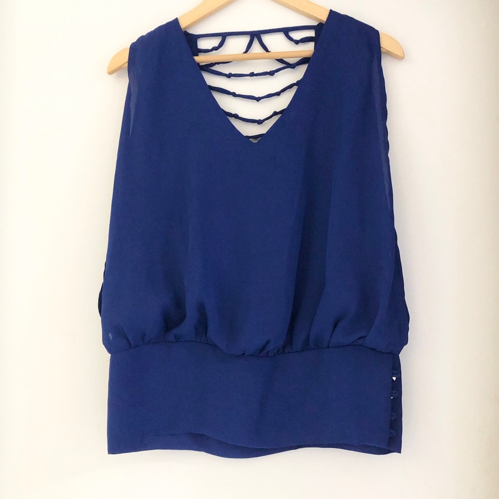 LOVE J | Blue Tank Pretty Back L
